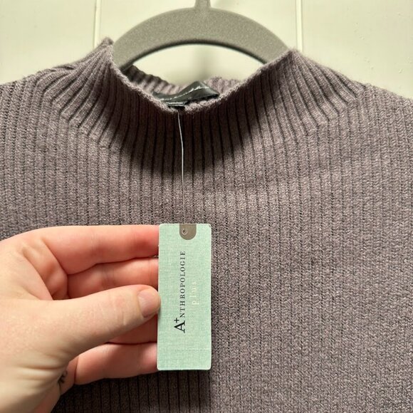 Anthropologie 2X Plus Size Sweater Dress NWT - Picture 1 of 4